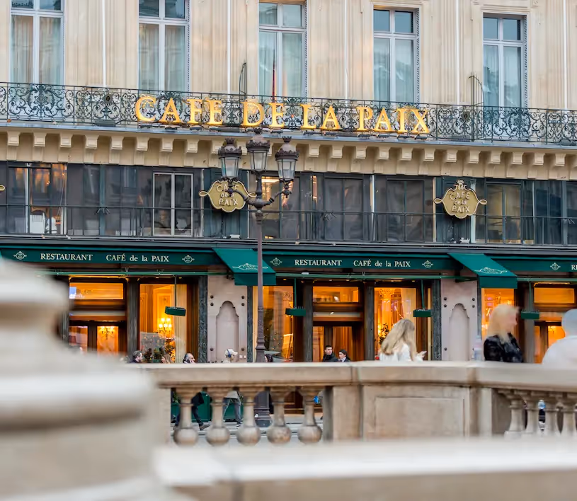 Le café de la Paix Opéra Merveil Paris