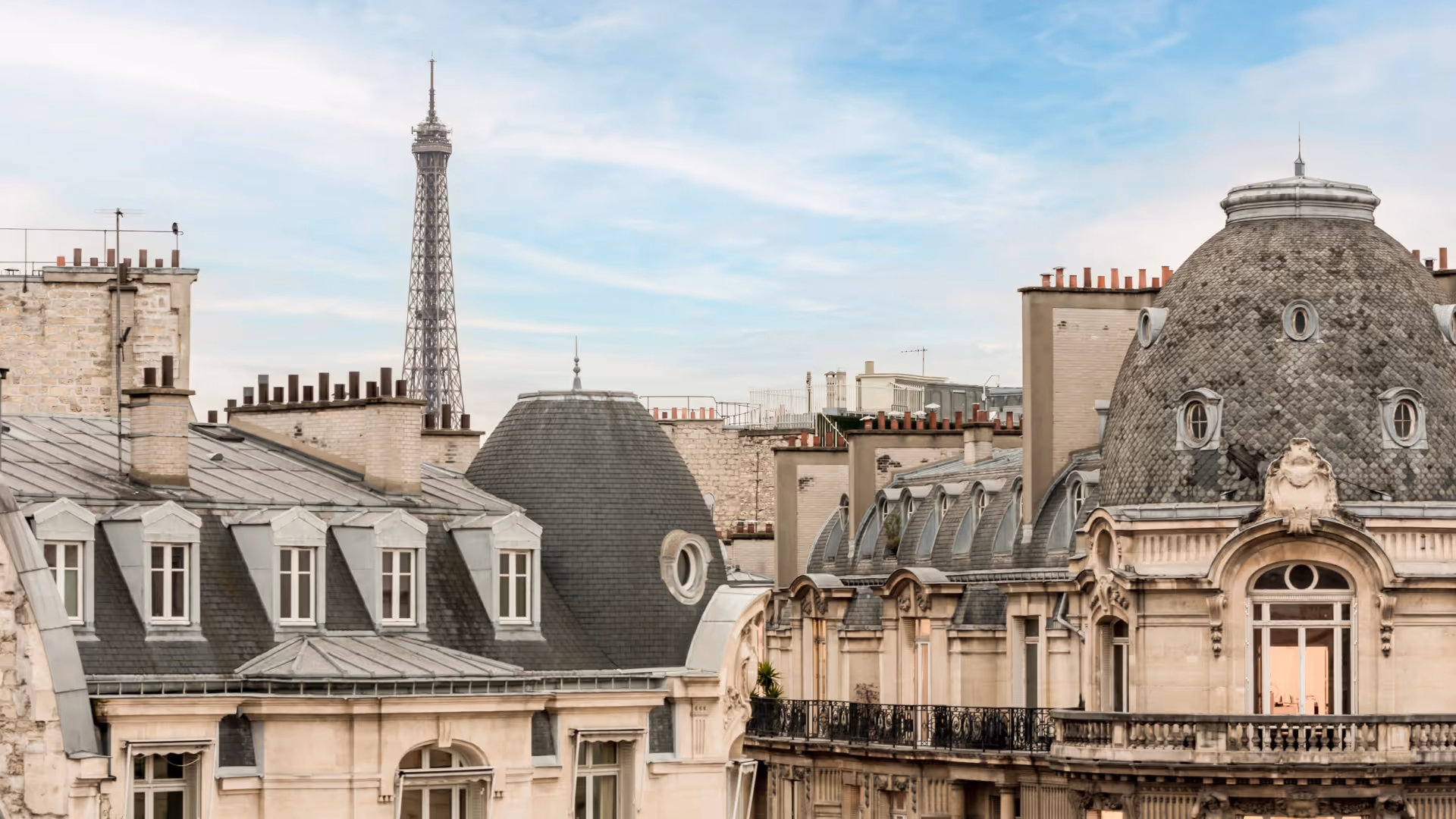 View of Parisian rooftops Merveil Paris