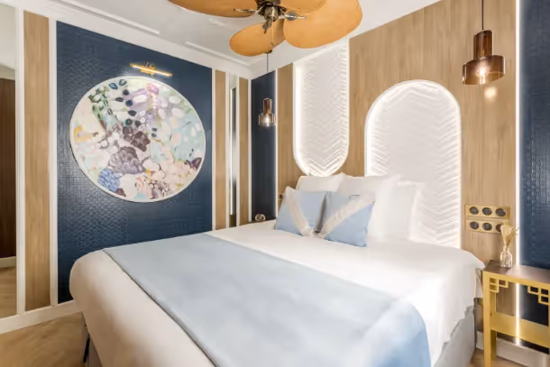 La chambre de la Luxury Suite Boulangers