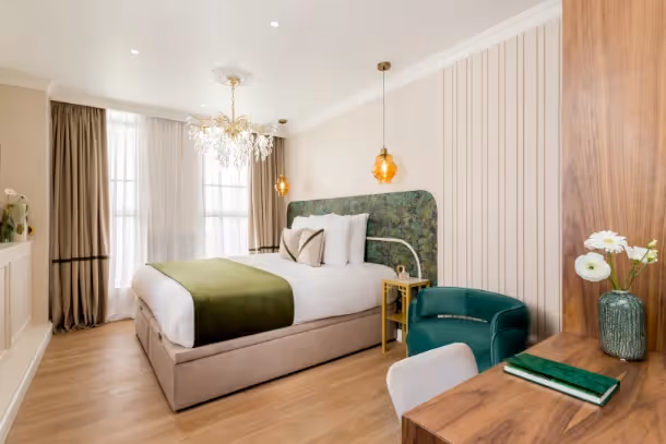 La chambre du Luxury Suite Lenoir I