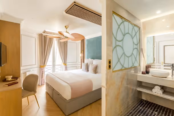 La chambre de la Luxury Suite St George