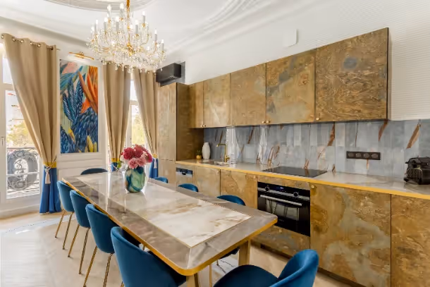 La salle à manger Luxury Suite Republique
