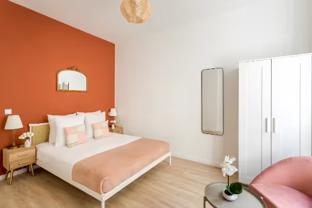 Le lit du Cozy Apartment Turin