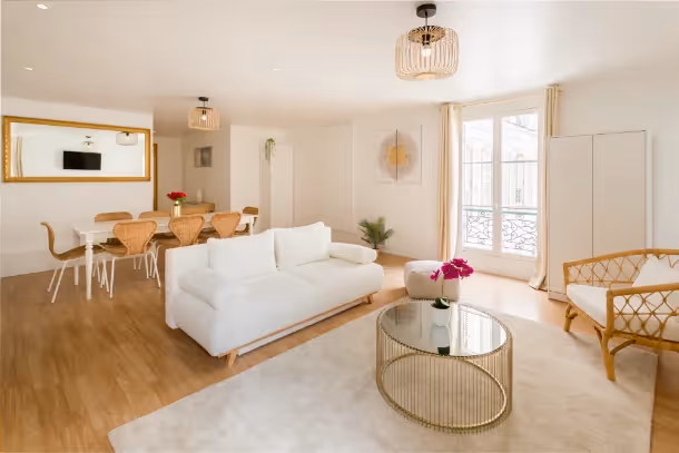 The living room of the Cozy Apartment Roosevelt