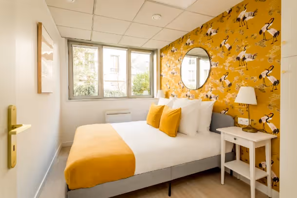 La chambre du Cozy Apartment Viala II