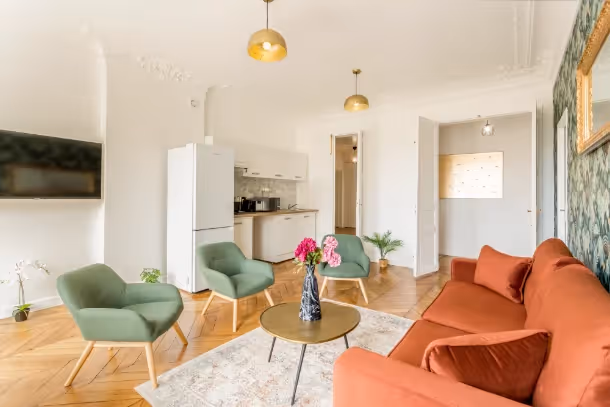 Le salon Cozy Apartment Ponceau