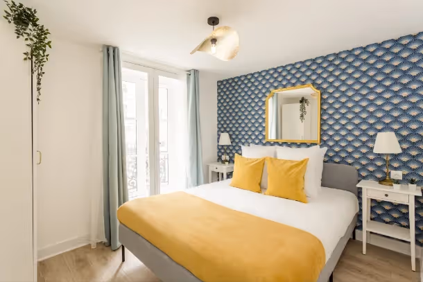 La chambre du Cozy Apartment Rivoli