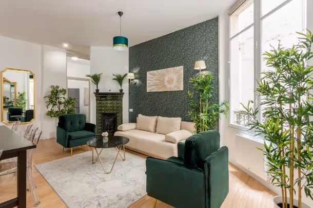 Le salon Cozy Apartment Saint Martin III