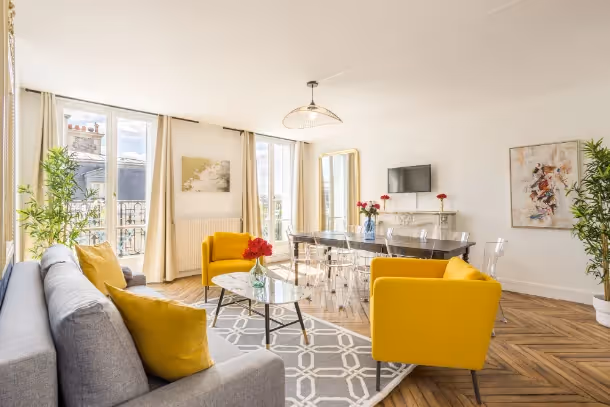 Le salon décoré Cozy Apartment Tilsitt