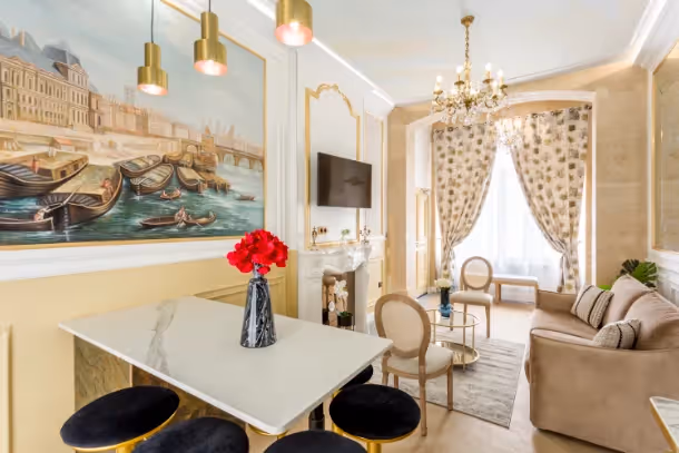 La salle à manger Luxury Suite Haussmann II