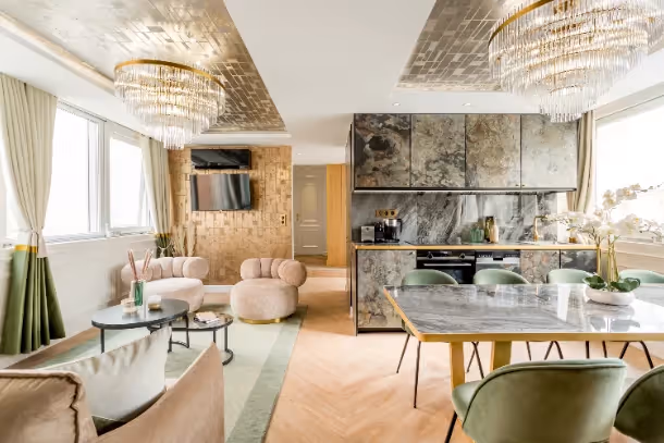 The Luxury Suite Fremicourt dining room