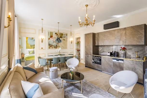 La cuisine Luxury Suite Opera I