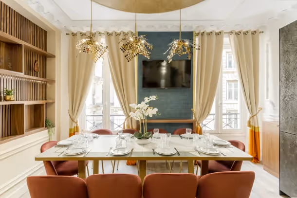 L salle à manger Luxury Suite Boissy
