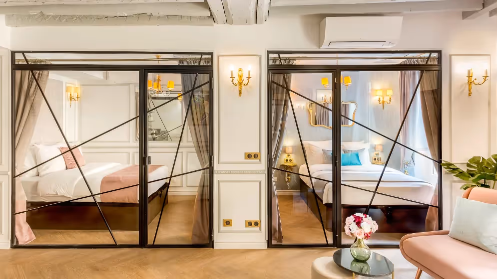 Le Chambres 1 et 2 suite de luxe rambuteau