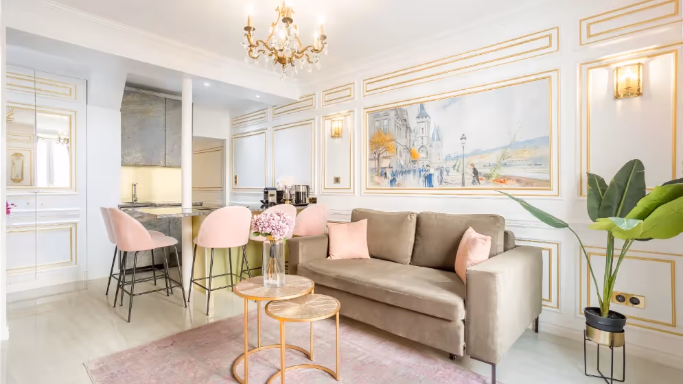 Le salon suite de luxe bourdonnais