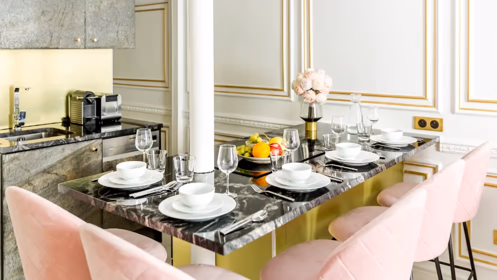 Le table dressee suite de luxe bourdonnais