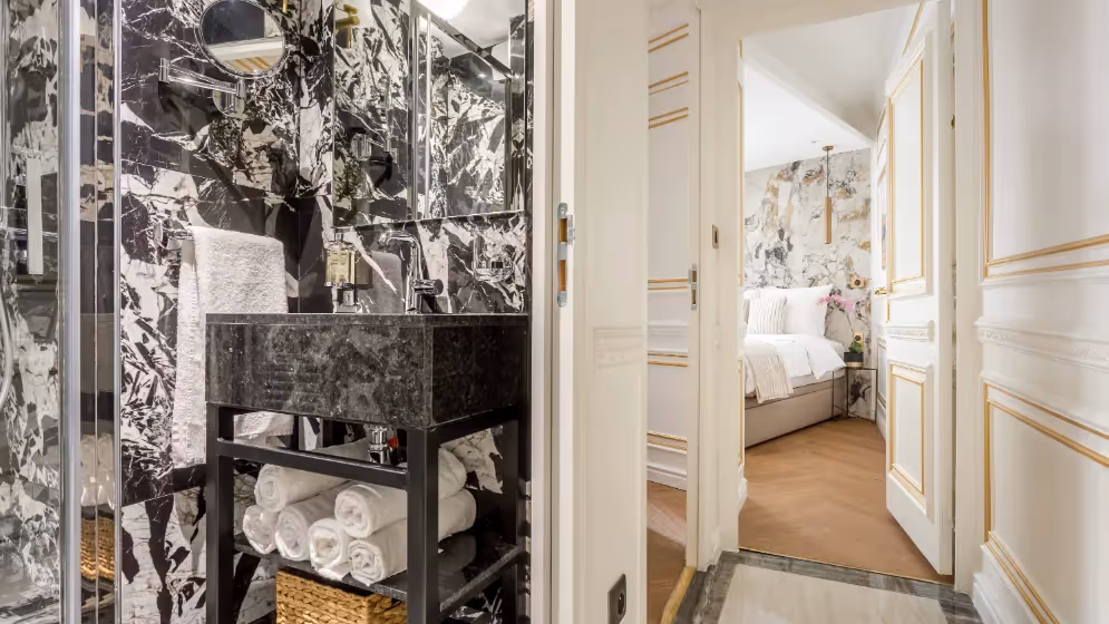 Le sdb chambre suite de luxe bourdonnais