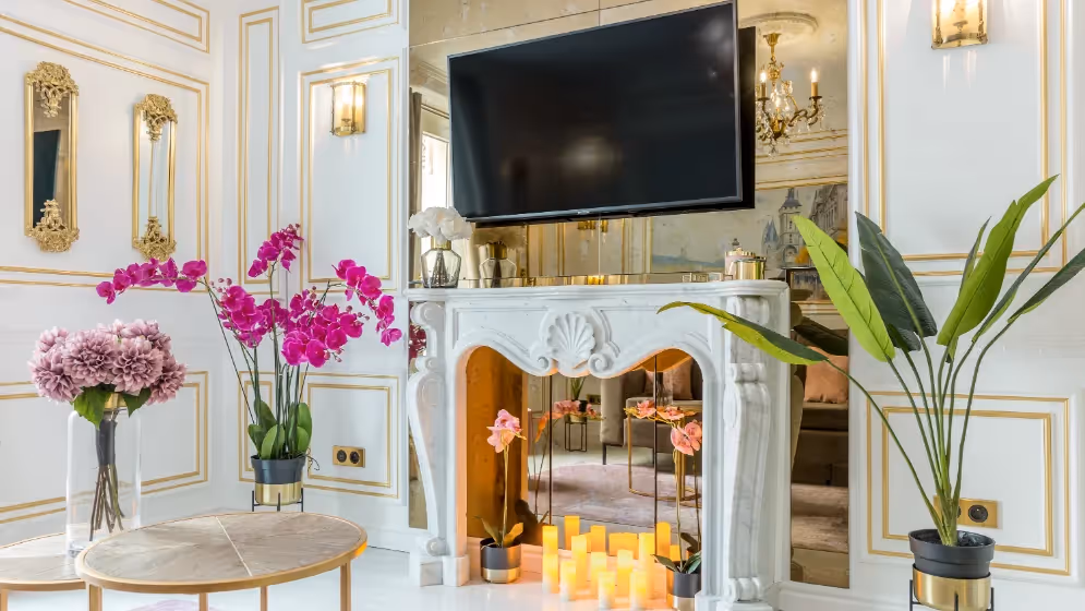 Le detail salon suite de luxe bourdonnais