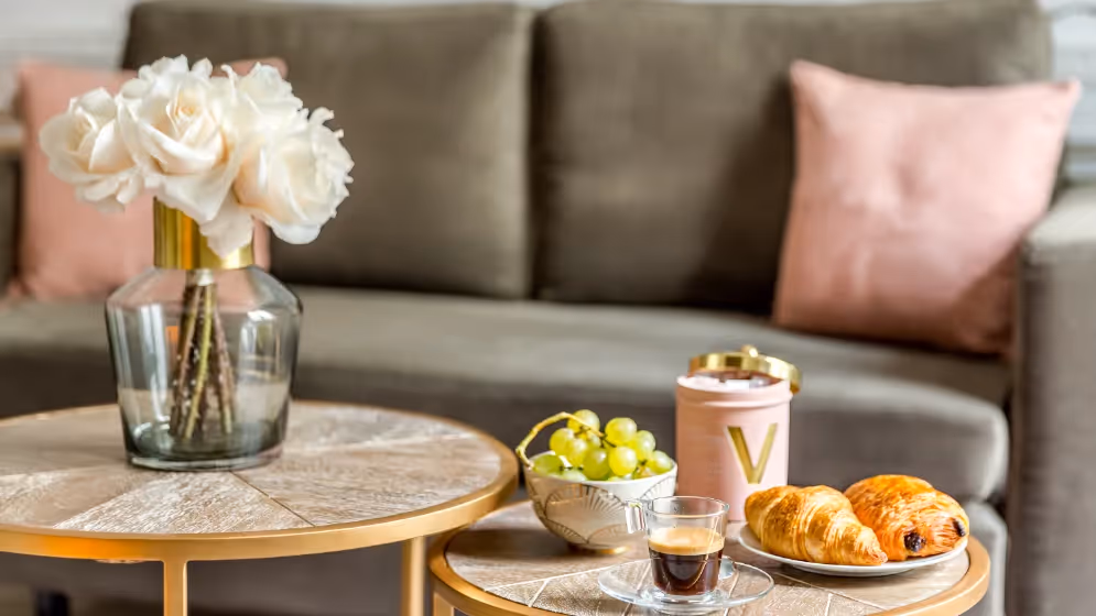 Le petit dej salon top suite de luxe bourdonnais
