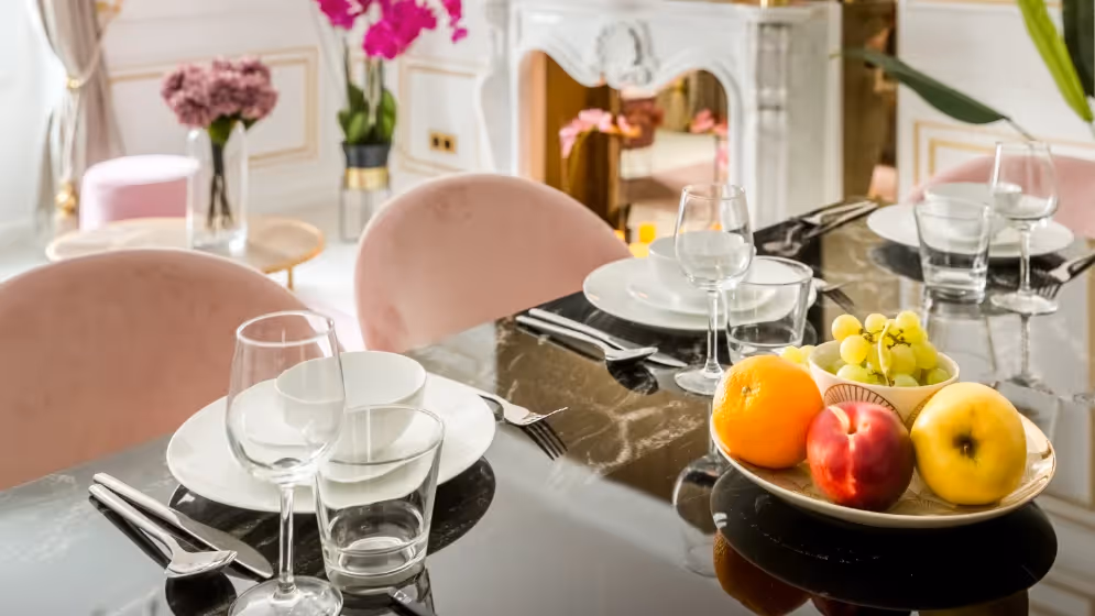 Le details salon suite de luxe bourdonnais