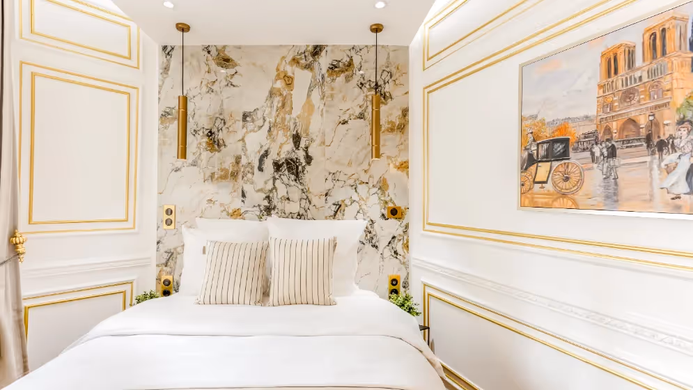 Le chambre 1 face suite de luxe bourdonnais