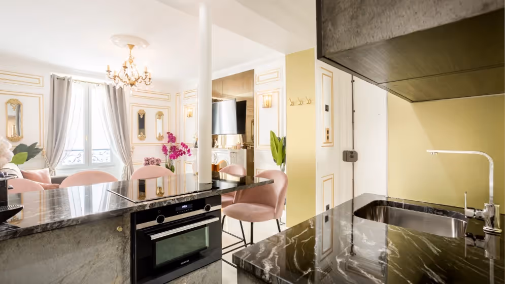 Le Cuisine americaine suite de luxe bourdonnais