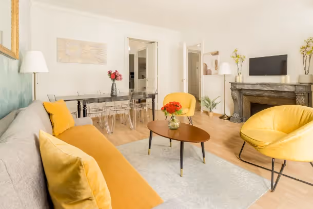 Le salon Cozy Apartment Mollien