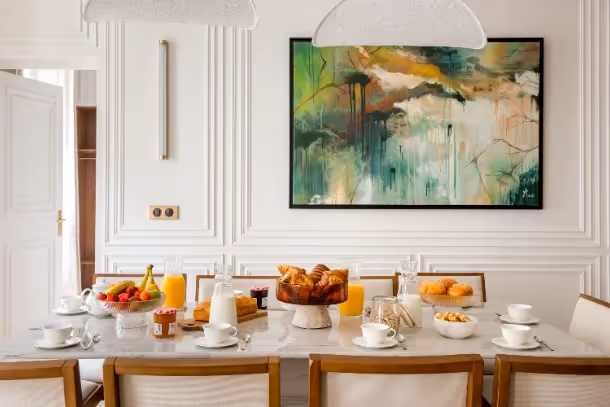 Salle à manger de la Signature Suite Caire II