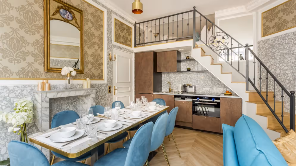 Le salle a main et cuisine de luxe suite reaumur II