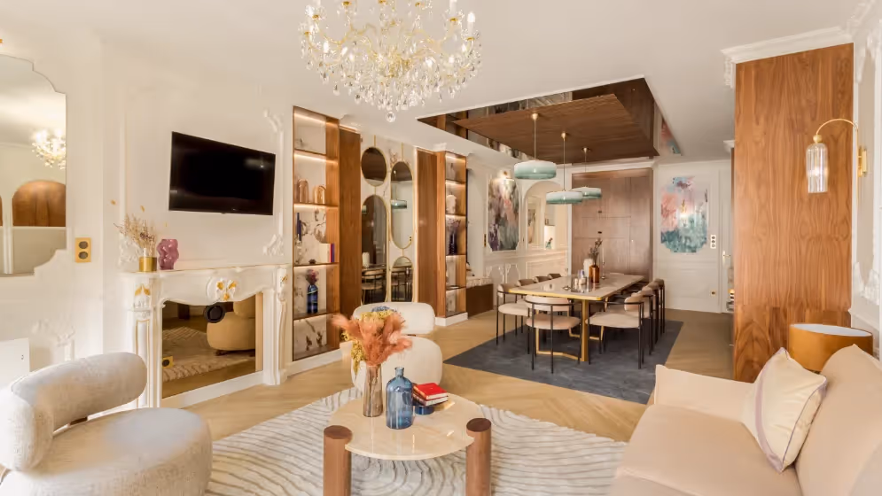 Le Salon Table a manger suite de luxe michodiere