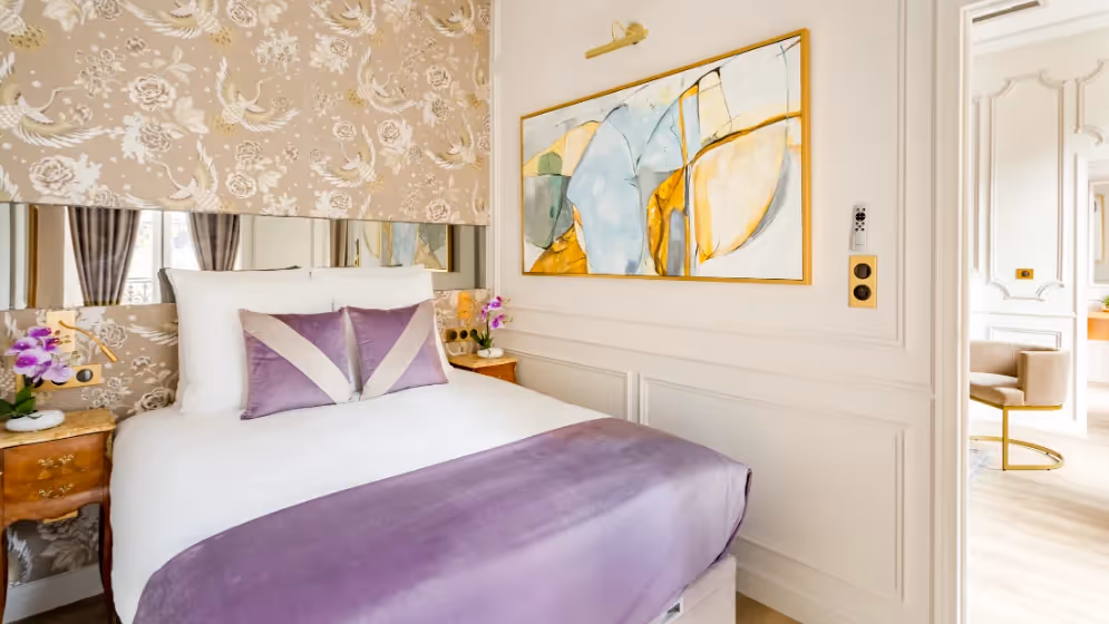 Le chambre 3 suite de luxe saint martin VII balcon Vue pompidou