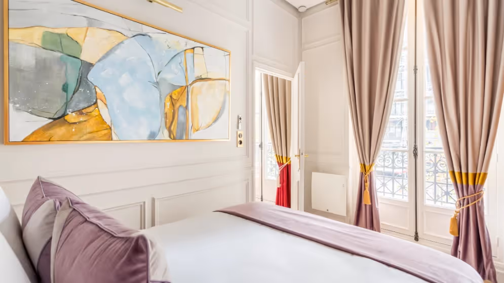 Le chambre 3 suite de luxe saint martin VII balcon Vue pompidou
