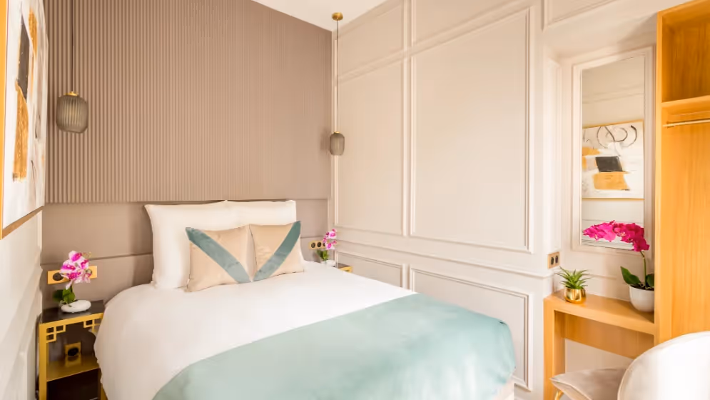Le chambre 2 suite de luxe saint martin VII balcon Vue pompidou
