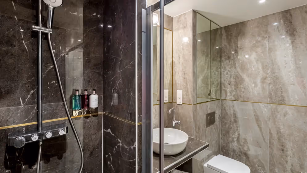 Le sdb suite de luxe saint martin VII balcon Vue pompidou