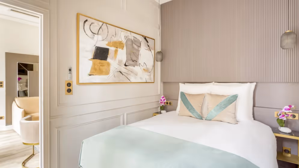 Le chambre 2 suite de luxe saint martin VII balcon Vue pompidou