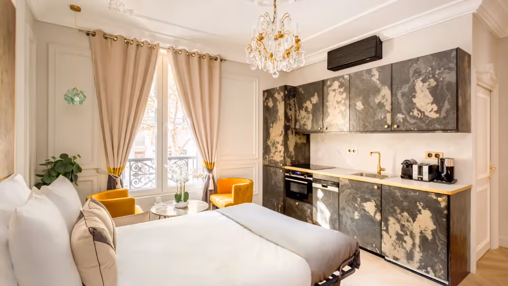 Le canape lit cuisine suite de luxe ours II