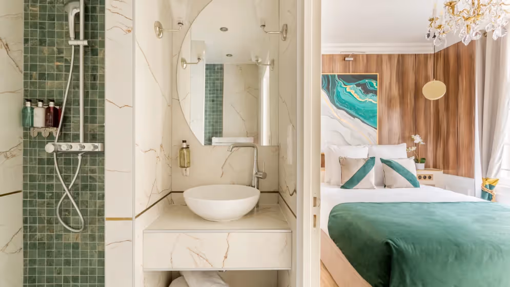 Le sdb chambre 2 suite de luxe boissy