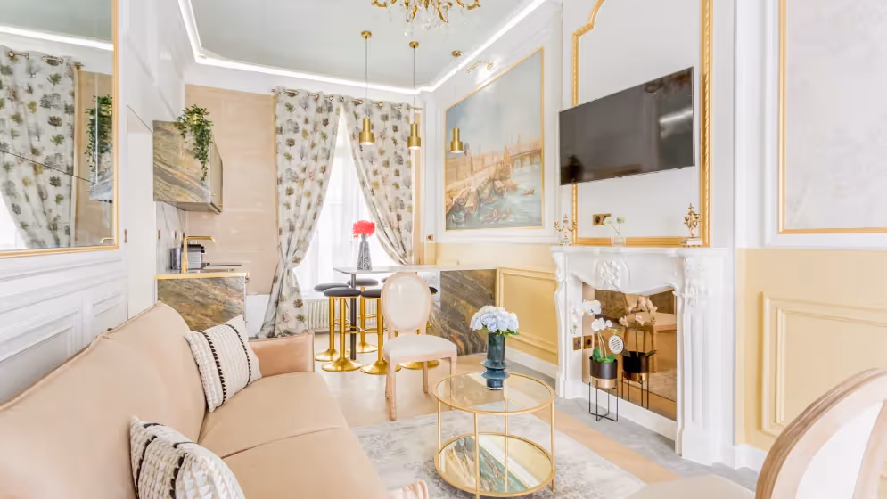 Le 1Salon suite de luxe haussmann II