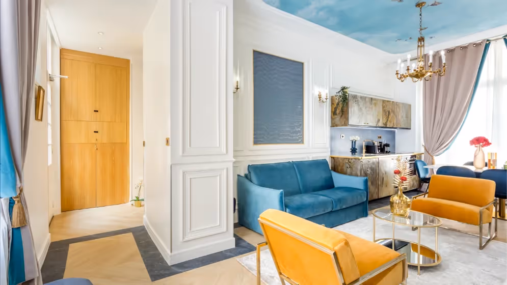 Le Salon ENTREE suite de luxe haussmann I