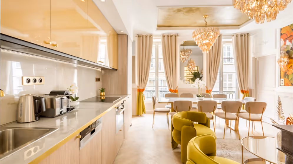 Le Cuisine Salon suite de luxe mauroy I