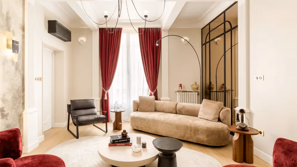 Le salon suite signature kleber Vue paris