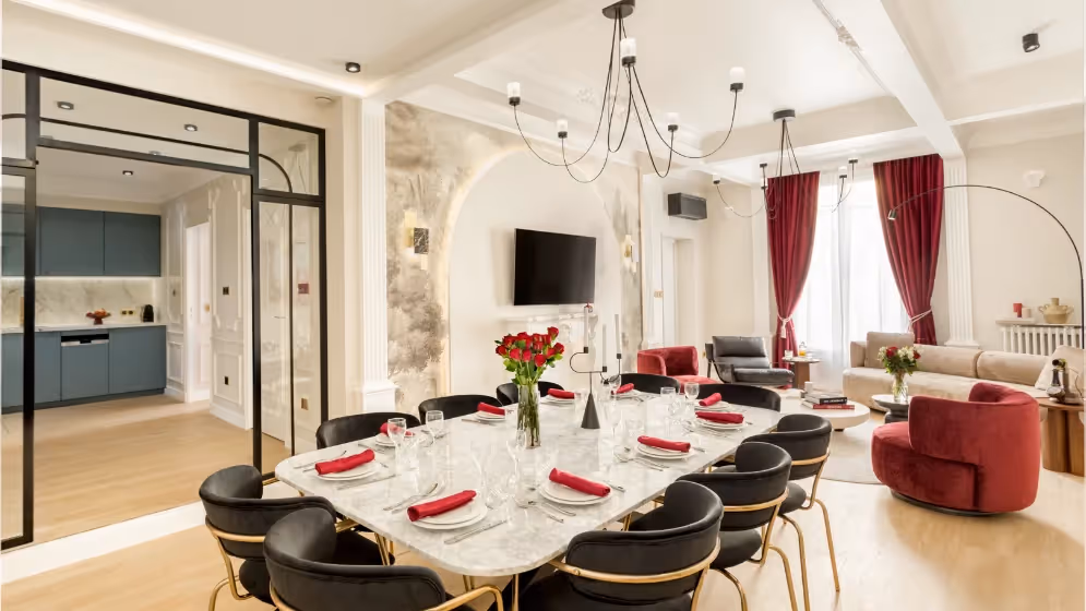 Le salle a manger suite signature kleber Vue paris