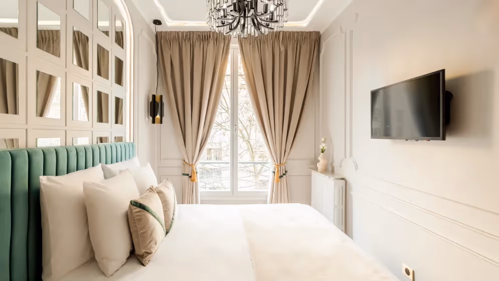 Le chambre 5 suite signature kleber Vue paris
