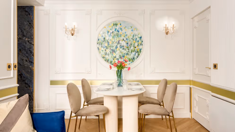 Le Table a manger suite de luxe boulangers