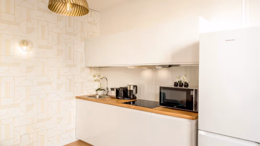 Le Cuisine Appartement cosy sainte anne