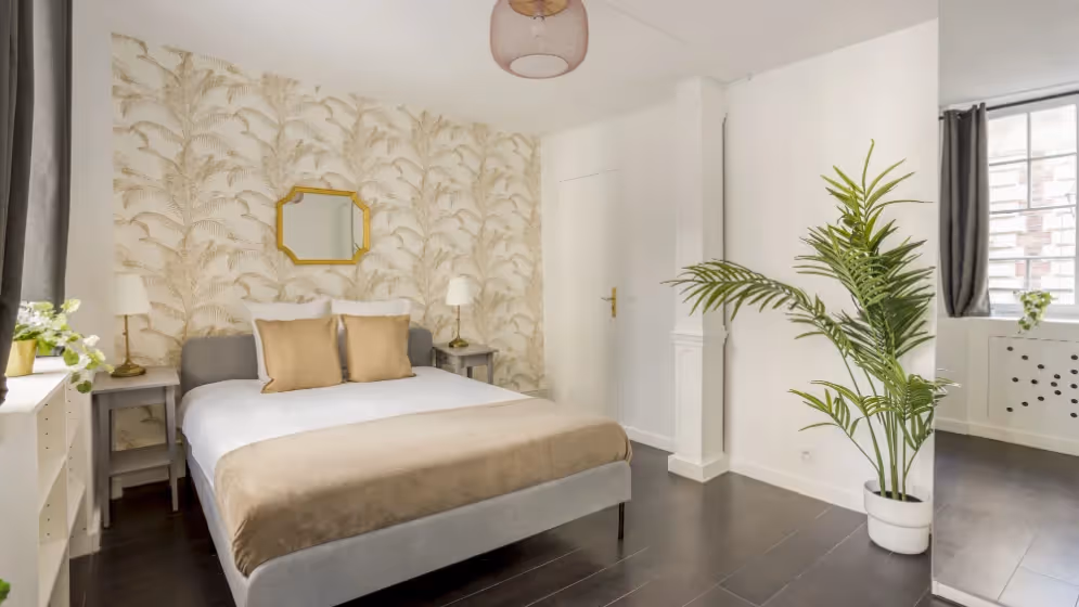 Le chambre 4 Appartement cosy nd des VIctoires terrasse