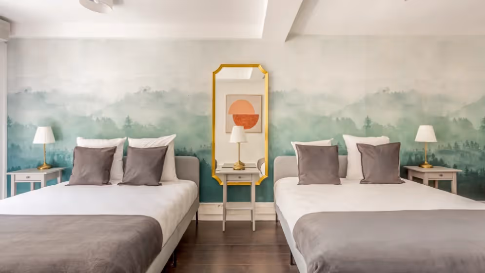 Le chambre 2 4 Appartement cosy nd des VIctoires terrasse