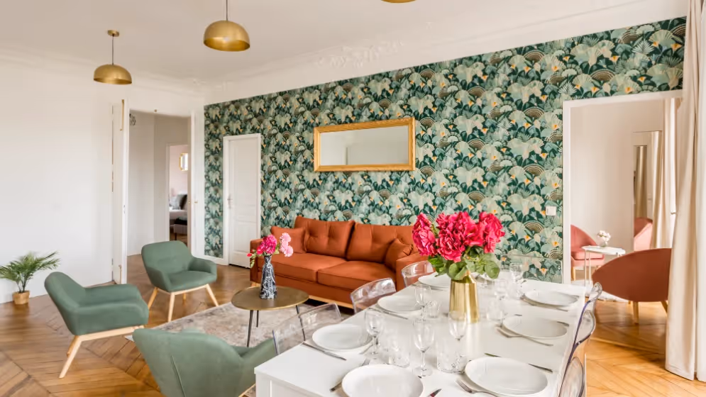 Le Table a manger Appartement cosy ponceau balcon