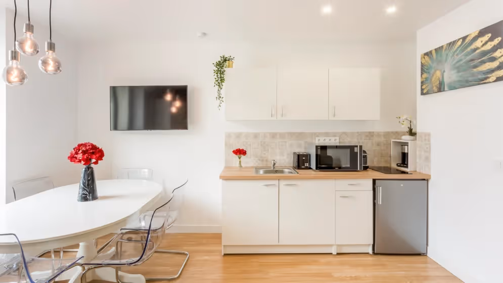Le Cuisine Appartement cosy saint martin VI