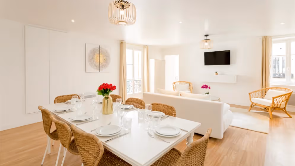 Le Table a manger Appartement cosy rooseVelt